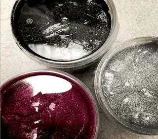 Glitter waterbased ink