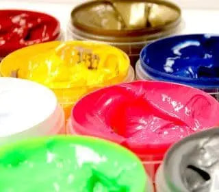 Opaque waterbased inks for screen printing onto fabric and card