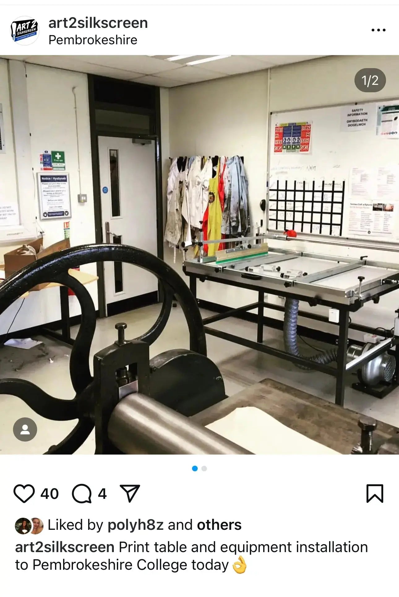 MANUAL SCREEN PRINTING FLATBED TABLE No.1With guided squeegee and vacuum.50x70cm B2 SIZE Art2Silkscreen