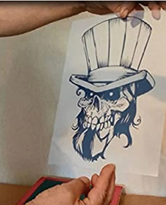 Inkjet Transparency Film A4 Slightly Ghosted Art2Silkscreen