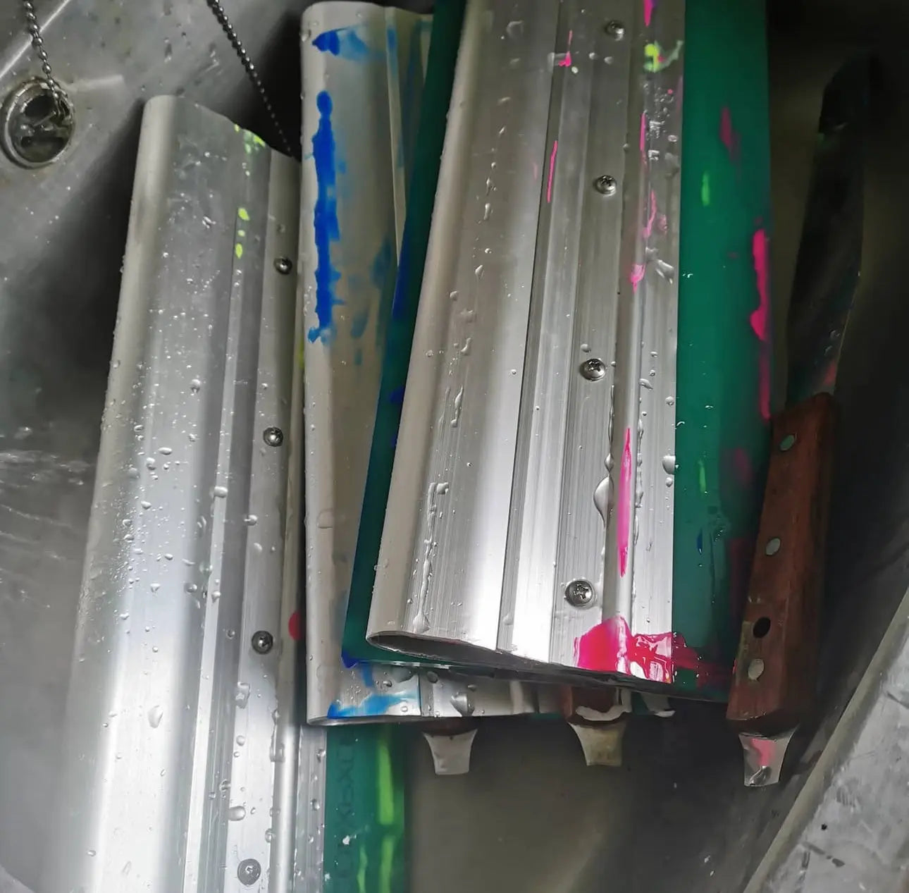 Aluminium Squeegee With Blade Art2Silkscreen