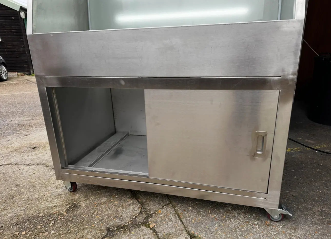 Washout Booth Stainless Steel with Backlight/Shower Art2Silkscreen