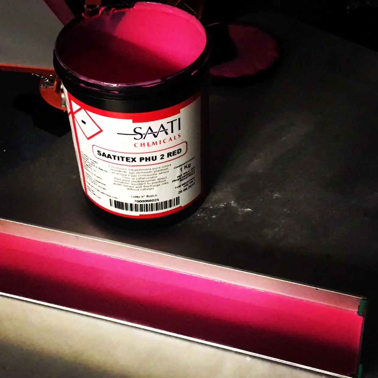 Saati Saatitex PHU 2 Red Emulsion (1 PART) Photopolymer Art2Silkscreen