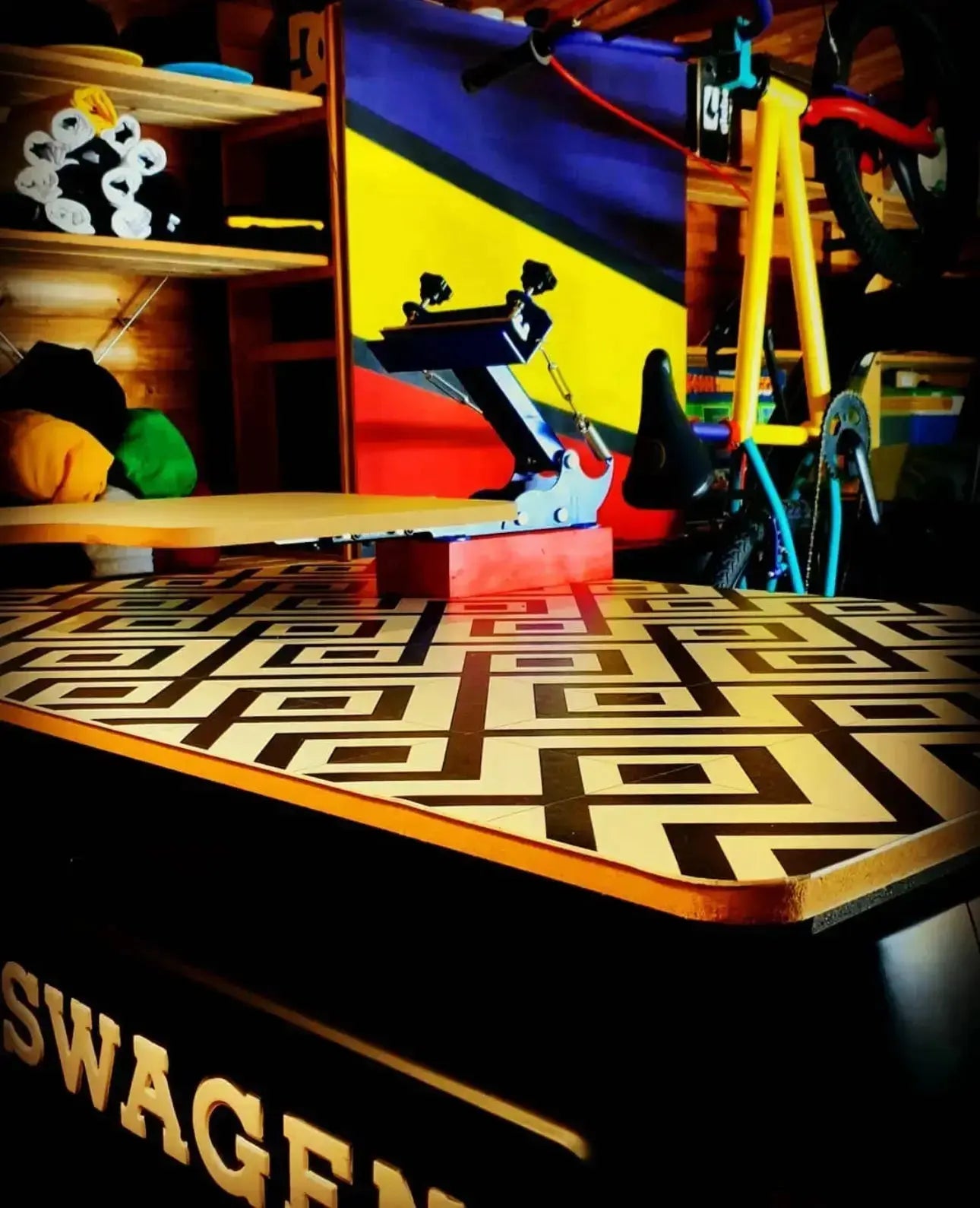 One Colour Screen Printing Press Model 1 Art2Silkscreen