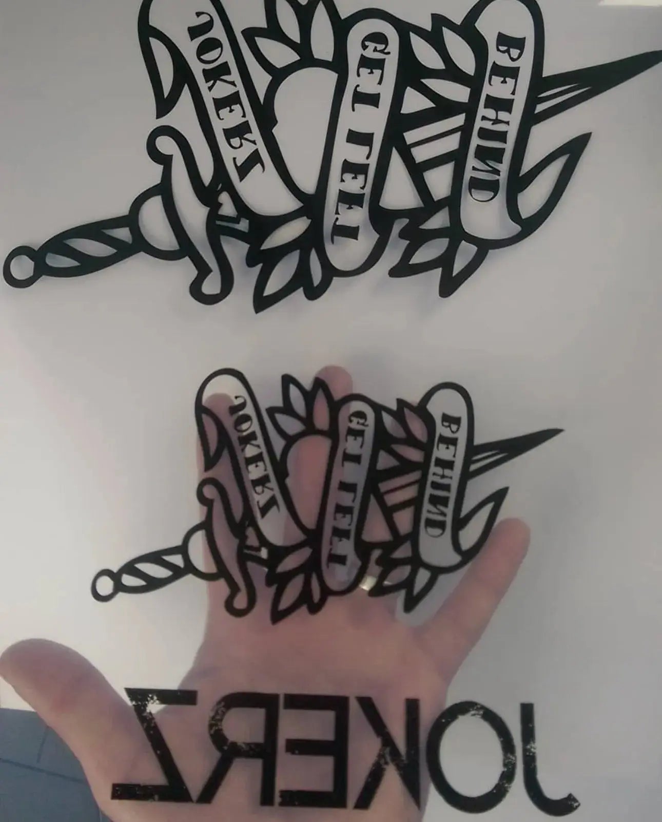 Inkjet Transparency Film A3 Slightly Ghosted Art2Silkscreen