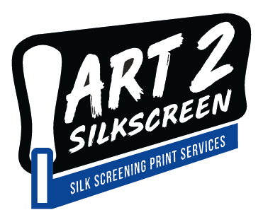 Logo for Art 2 Silkscreen, offering professional silk screening print services.