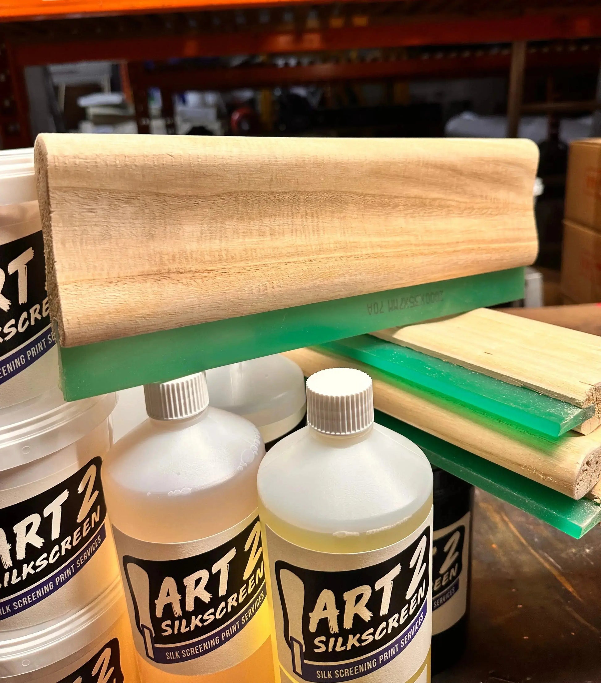 Wooden Squeegee for screen printing