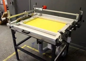 MANUAL SCREEN PRINTING FLATBED TABLE No.1With guided squeegee and vacuum.50x70cm B2 SIZE Art2Silkscreen