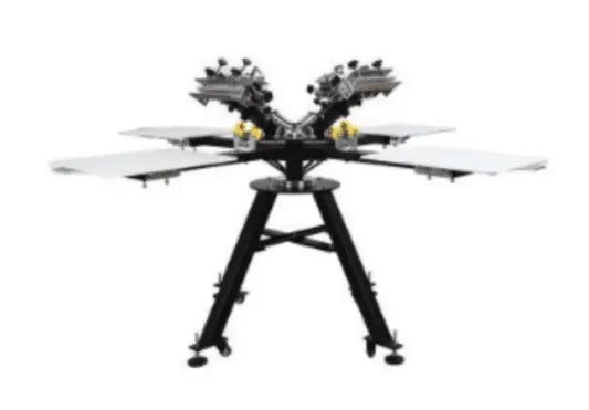 ORION (4/4) 4 COLOUR 4 STATION Floor Standing Micro Registration Art2Silkscreen