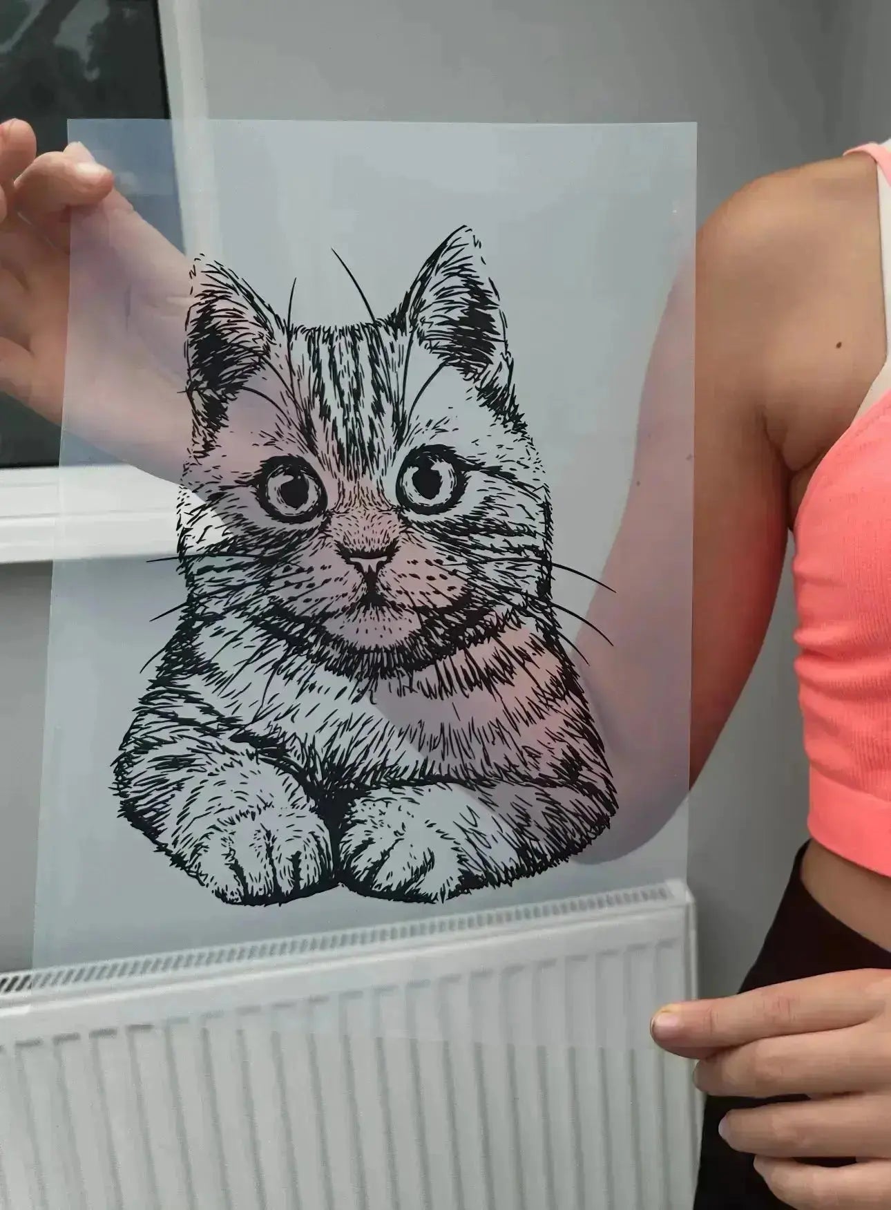 Inkjet Transparency Film A3 Slightly Ghosted Art2Silkscreen