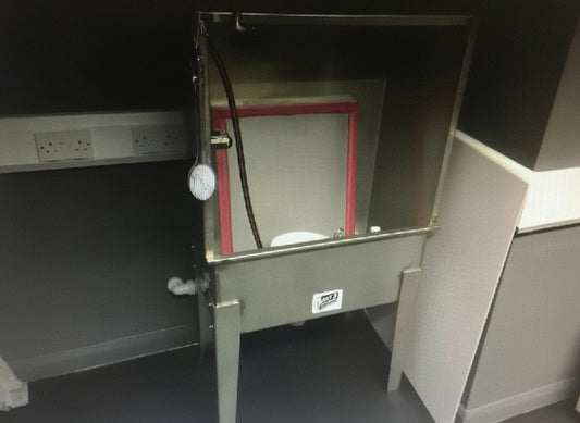 Washout Booth Stainless Steel Model S (Small) In Stock Art2Silkscreen screen printing supplies